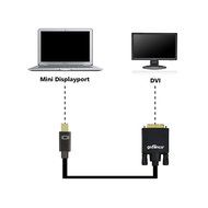 gofanco [5-pack] Gold Plated 6 Feet Mini DisplayPort to DVI Adapter Cable (Black) - Thunderbolt 2 Compatible for... N2
