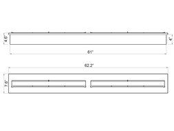 Ignis Ventless Bio Ethanol Fireplace Burner Insert EB6200 N5
