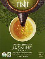 Rishi Tea Organic Green Tea Jasmine -- 15 Tea Bags N2