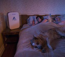 Alexapure Breeze Energy-Efficient HEPA + IonCluster Air Purification System &ndash; White N4