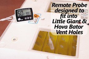 Digital Thermometer Hygrometer w Min/Max Memory &amp; Remote Probe N3