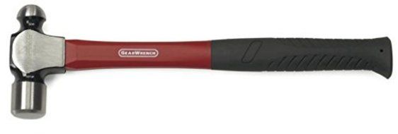 GearWrench 82252 24-Ounce Ball Pein Hammer-Fiberglass by GearWrench