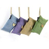 100% Natural Auto Air Purifying Bamboo Charcoal Bag/ Air Freshener (4packs100g)