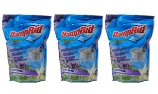 DampRid Moisture Absorber 42oz Refill Bag Lavender Vanilla Scent (Pack of 3)