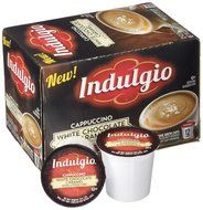 Indulgio French Vanilla Cappuccino Single Serve K-cup, 42 Count (Compatible with 2.0 Keurig Brewers) N146