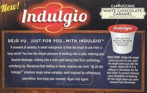 Indulgio French Vanilla Cappuccino Single Serve K-cup, 42 Count (Compatible with 2.0 Keurig Brewers) N147