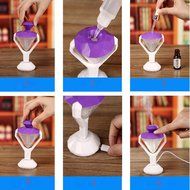 Muangan Mini Car Air Humidifier and USB Diamond Shape Aromatherapy Essential Oil Diffuser Mist Air Purifier Freshener... N9