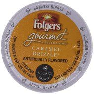 FOLGERS CARAMEL DRIZZLE K CUP COFFEE 48 COUNT by Folgers N3