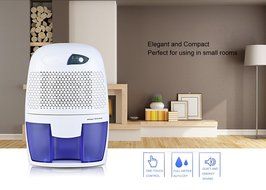 KEDSUM FCC Approved Small Thermo-Electric Dehumidifier, 108 Square Feet for Small Laundry Room, Bedroom,Kitchen... N11