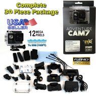 UltraProX Adventure Cam 7 Full HD 1080P Sport Action Helmet Camera Includes FREE Accessory Kit for GoPro N2