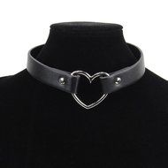 Yonger Vintage Cosplay Collar Gothic Lolita Emo Love Heart Choker Chain Necklace (Black) N6