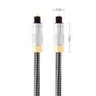 CableCreation (50Feet) Slim Toslink Optical Digital Audio Cable OD:4.0mm Molded Black N2