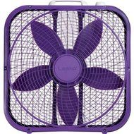 Lasko Cool Colors 20&quot; Box Fan Durable Metal Frame Purple