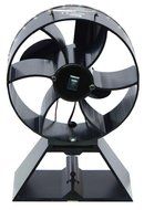 New design Heat Powered Stove Fan with Leds for Wood / Log Burner/Fireplace - Eco Friendly (WHITE)