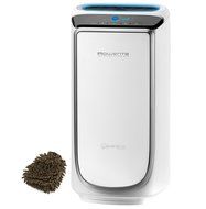 PU4020 Rowenta Intense Pure Air Purifier, HEPA Filter, 400-Square Feet, White (Complete Set) w/ Bonus: Premium... N3