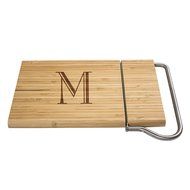 Cathy&#039;s Concepts Personalized Bamboo Cheese Slicer, Letter A N9