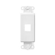 LEVITON 41643-T 3-Port QuickPort Decora Platform, Light Almond N6