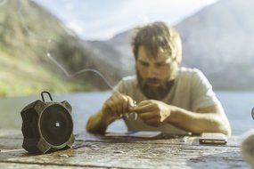 G-Project G-DROP Portable Wireless Bluetooth Speaker Waterproof Rugged Built in Speakerphone mic works with iPhone...