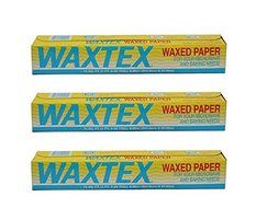 Waxtex Wax Paper Roll (75 feet) - Pack of 3 N2