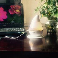 WNOSH 250mL Cool Mist Humidifer Aromatherapy Water-soluble Essential Purifier Diffuser Air Humidifier with 7 Changing... N3