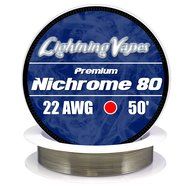 Genuine Lightning Vapes 22 AWG Nichrome 80 Wire 100'