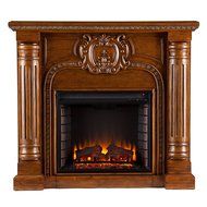 Romano Electric Fireplace - Salem Antique Oak
