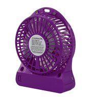 Innobay&reg; Mini Handy Portable Rechargeable Fan Operated by Built-in Lithium Battery, 7 blades, 4 Speeds of Air... N12
