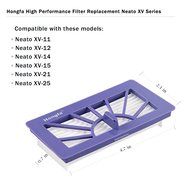 Hongfa Vacuum Cleaner Filter for Neato Robotic Pet and Allergy Filter Pack XV-21 (945-0048) Filter (12) N2