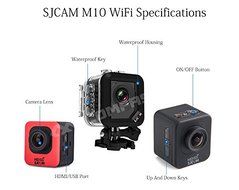 SJCAM M10 Series M10 WIFI 2K WIFI Mini Action Camera 30M Waterproof Helmet Sport Camera HD 1080P Sport DV SJCAM N3