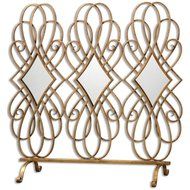 Uttermost 19964 Lilou Mirrored Fireplace Screen