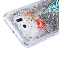 Galaxy Note 5 Case,Galaxy Note 5 Liquid Cover,PHEZEN Christmas Tree Santa Claus Design Cool Quicksand Moving Stars... N19
