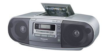 Panasonic portable CD radio cassette RX-D47-S (Silver)