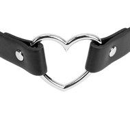 Yonger Vintage Cosplay Collar Gothic Lolita Emo Love Heart Choker Chain Necklace (Black) N7