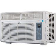 Haier ESA408N 8,000 BTU 115V Window-Mounted Air Conditioner and MagnaClik Remote with Braille N2