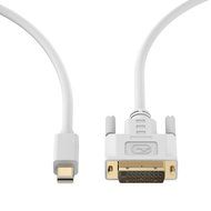 Mini DP to DVI, Rankie 6FT Gold Plated Mini DisplayPort (Thunderbolt Port Compatible) to DVI Cable - R1103