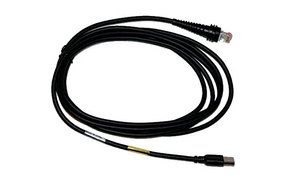 Honeywell CBL-500-300-S00 USB Straight Cable, Type A, 5V Host Power, 3 m/9.8-ft. Length, Black