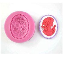 Autek Beautify Lady Fondant Soap SugarCraft Cake Cookie Deco Silicone Mold #142