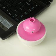 DZT1968 New Essential Oil Aroma Diffuser Ultrasonic Humidifier Air Aromatherapy Purifier (pink) N4