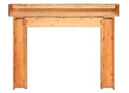 Pearl Mantels 196-48 Cumberland Fireplace Mantel, Unfinished with 48-inch Interior Opening