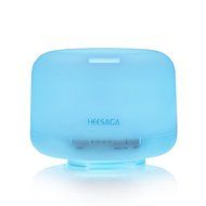 HEESAGA Aromatheraphy Essential Oil Diffuser, 500ml Ultrasonic Air Humidifier with 4 Timer Settings 7 LED Color... N6