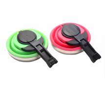 Life Boost Portable Foldable Silicone Tea Kettle Teapot Stainless Steel Base Extreme Heat Resistance &amp; Versatility-Green... N4