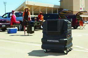 PortacoolPACCYC02 Cyclone 2000 Portable Evaporative Cooler with 500 Square Foot Cooling Capacity, Black N6
