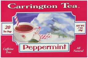 Carrington Tea, Peppermint, 20 Tea Bags (Pack of 6) N2