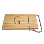 Cathy&#039;s Concepts Personalized Bamboo Cheese Slicer, Letter A N15