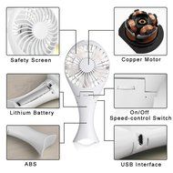 Niceshop Handfan Rechargeable Fans Portable Battery Fan USB Mini Foldable Personal Cooling with Umbrella Hanging...