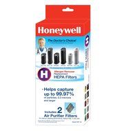 Honeywell True HEPA Air Purifier Replacement Filter 2 Pack, HRF-H2 / Filter (H) N2