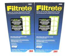 2 Pk Filtrete #0560965 Room Air Purifier Replacement Filter, Hepa Media, Each Lasts 6 Months N2