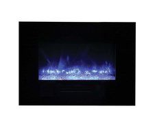 Amantii Wall Mount / Flush Mount Series Electric Fireplace with Ice Media Kit, 60 Inch N11