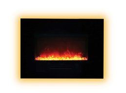 Amantii Wall Mount / Flush Mount Series Electric Fireplace with Ice Media Kit, 60 Inch N12