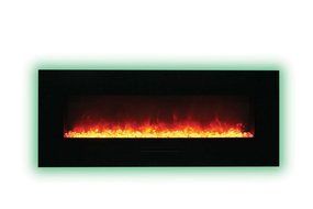 Amantii Wall Mount / Flush Mount Series Electric Fireplace with Ice Media Kit, 60 Inch N14